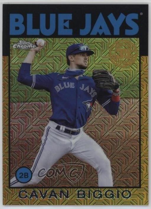 Cavan Biggio #86TC-12 2021 Topps 1986 Chrome Silver Pack Baseball