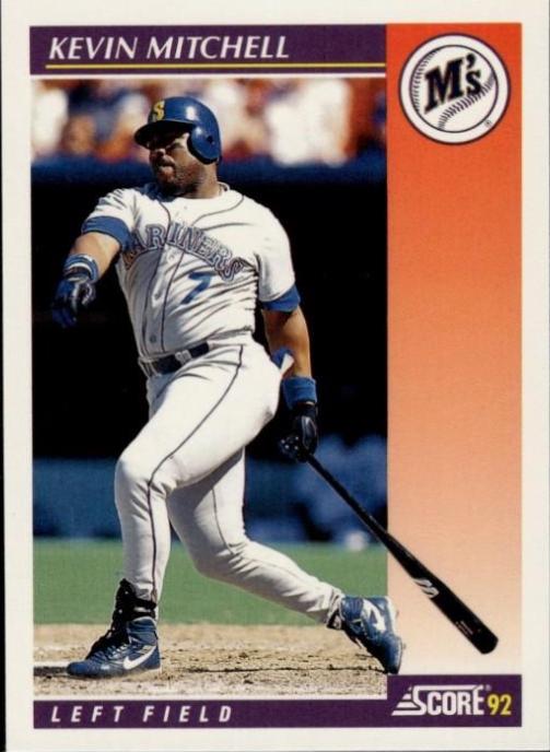 Kevin Mitchell #18T 1992 Score Rookie & Traded Baseball