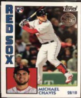 Michael Chavis #84-16 Baseball Cards 2019 Topps Update 1984 Baseball