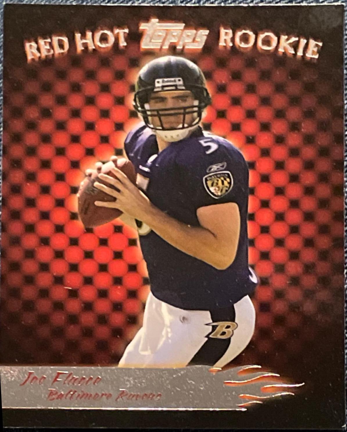 joe flacco #2 Football Cards 2008 Topps Red Hot Rookies