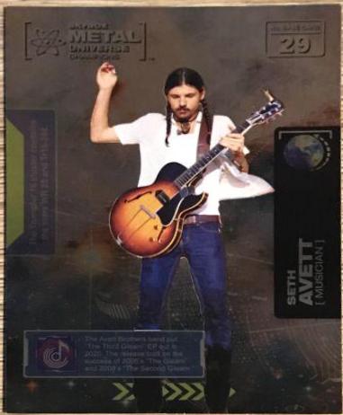 Seth Avett #29 Basketball Cards 2021 Skybox Metal Universe Champions