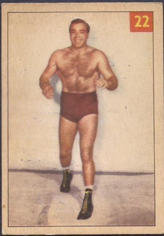 Bill Stack #22 Wrestling Cards 1954 Parkhurst