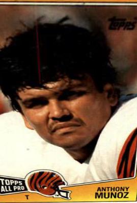 Anthony Munoz #345 Football Cards 1988 Topps