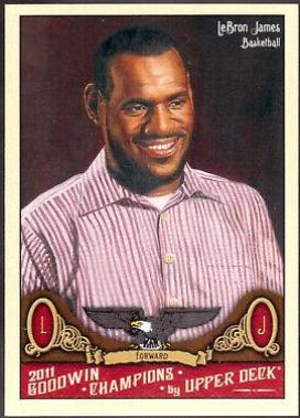LeBron James #6 Baseball Cards 2011 Goodwin Champions