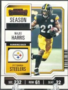 Najee Harris #84 Football Cards 2023 Panini Contenders