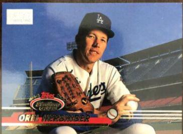 Orel Hershiser #544 Baseball Cards 1993 Stadium Club 1st Day Production