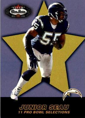 Junior Seau #220 2002 Fleer Box Score Football