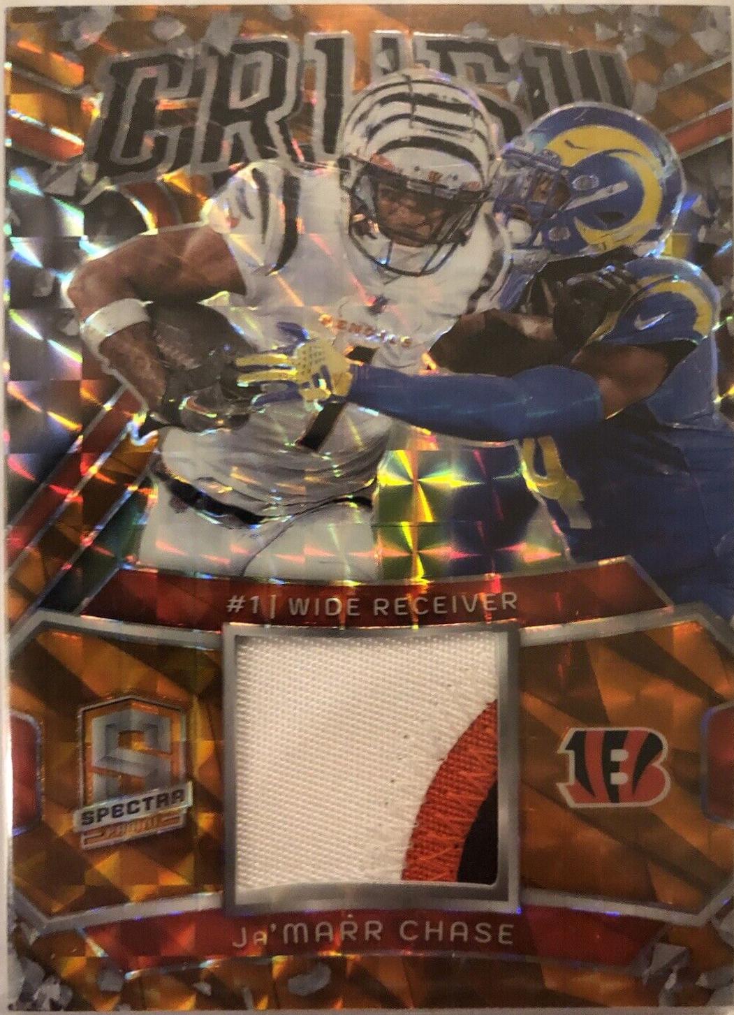 Ja'Marr Chase [Orange Neon] #CRU-JCE