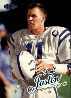 Paul Justin #107 Football Cards 1998 Ultra