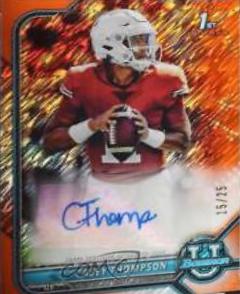 Casey Thompson [Orange Shimmer Refractor] #BCPA-CT