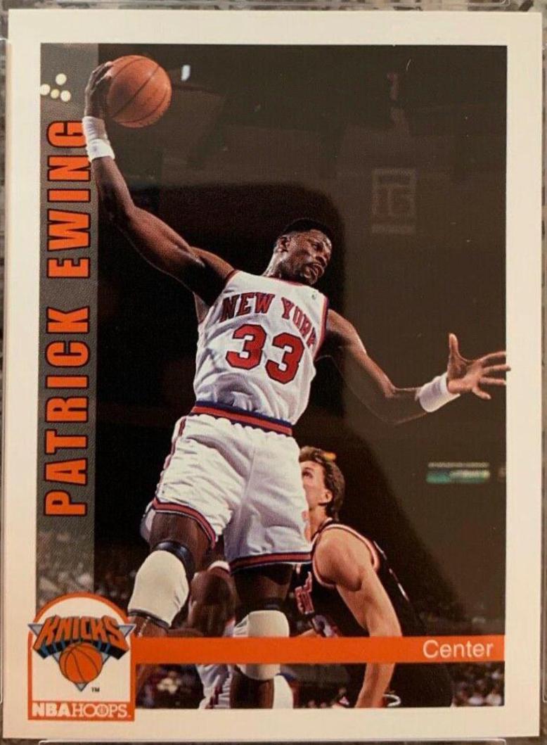Patrick Ewing #153 Basketball Cards 1992 Hoops