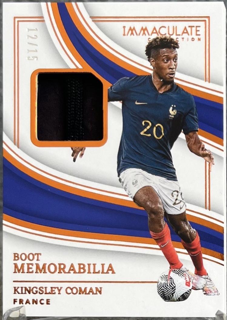 Kingsley Coman #BM-KC 2023 Panini Immaculate Boot Memorabilia Soccer