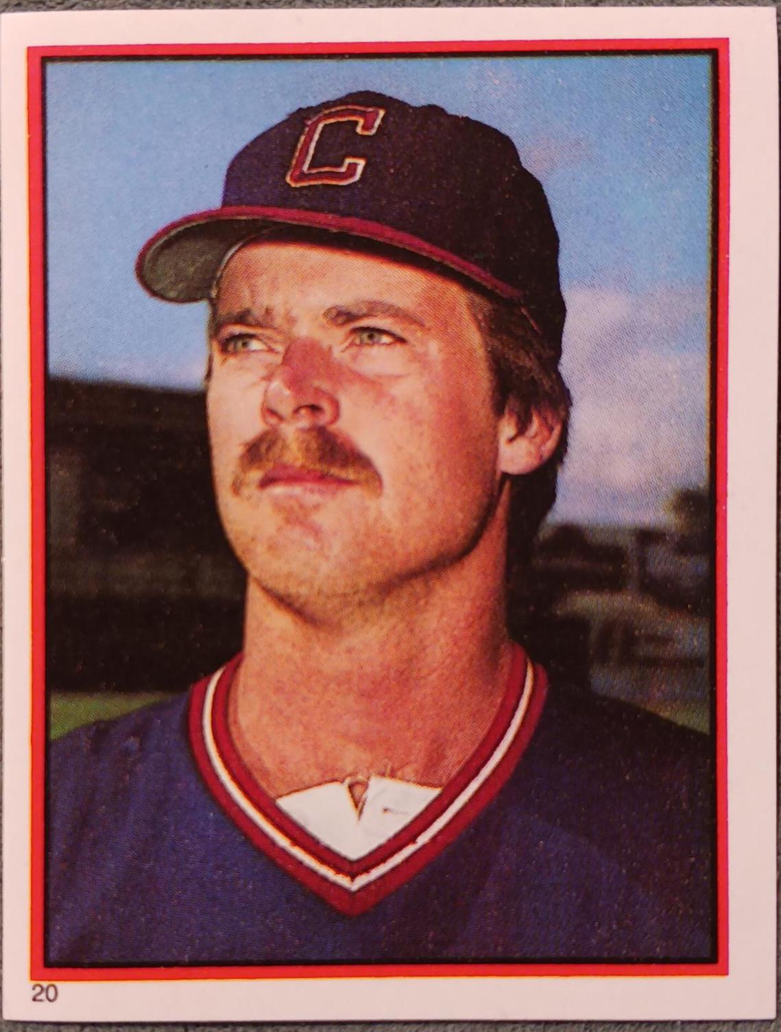 Rick Sutcliffe #20 Baseball Cards 1983 Topps Stickers