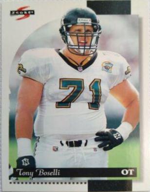 Tony Boselli #11 Football Cards 1996 Panini Score