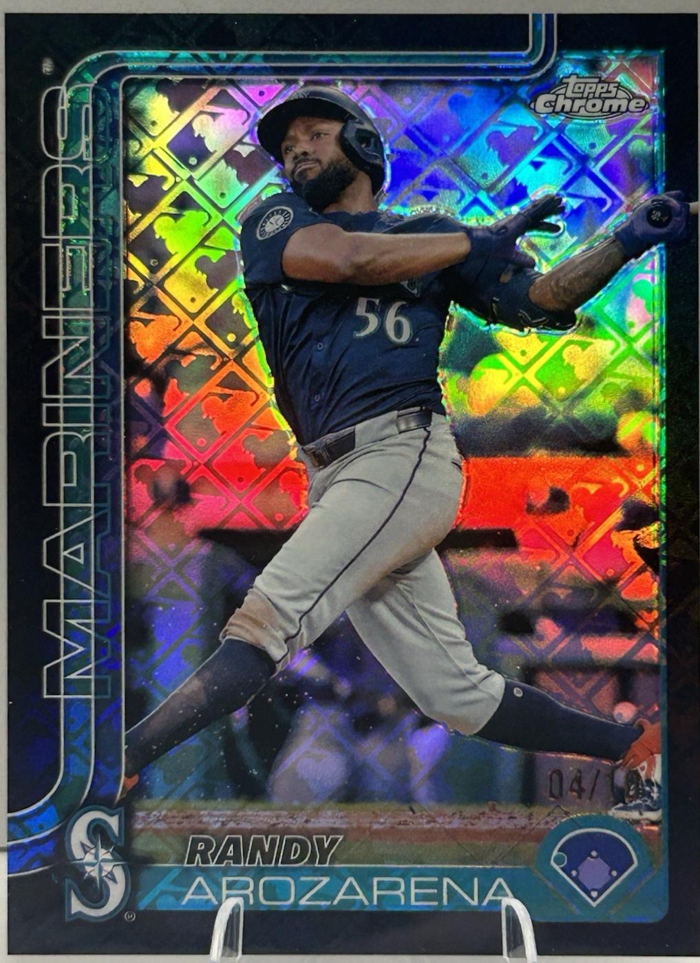 Randy Arozarena [Black Refractor] #164