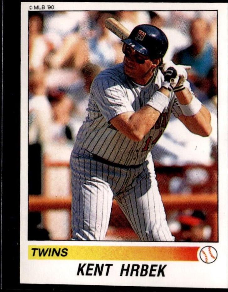 Kent Hrbek #112 Baseball Cards 1990 Panini Stickers