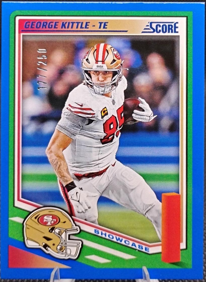 George Kittle [Showcase] #168 Prices | 2025 Panini Score | Football Cards