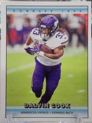 Dalvin Cook #17 Football Cards 2022 Panini Donruss Retro 1992