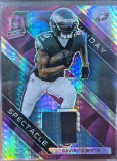 DeVonta Smith #4 Football Cards 2023 Panini Spectra Sunday Spectacle