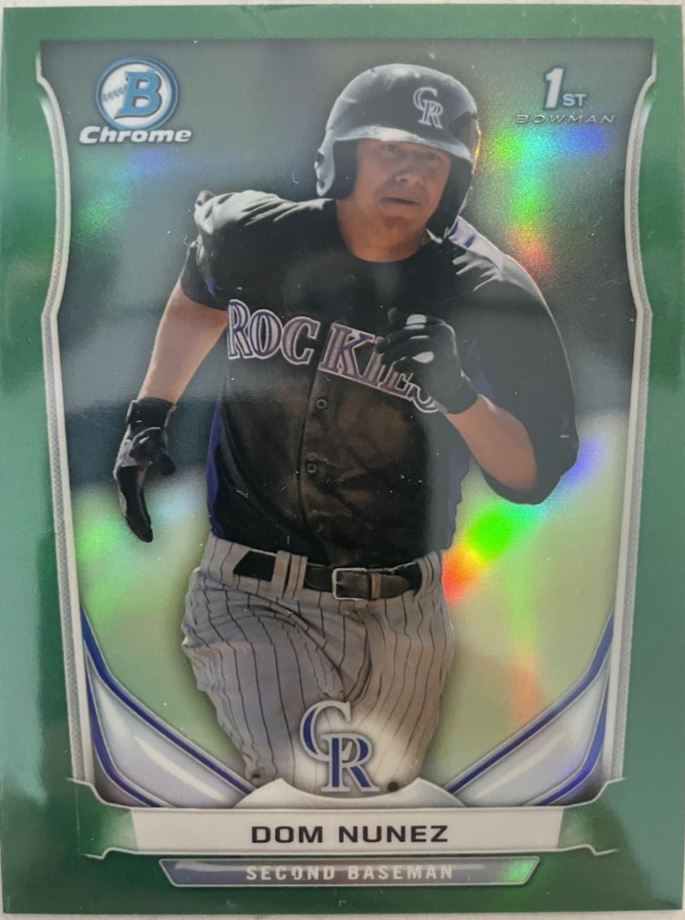 Dom Nunez #BCP30 2014 Bowman Chrome Baseball Prospects
