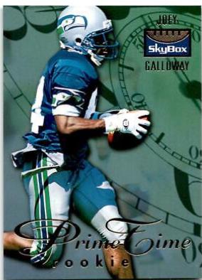 Joey Galloway #PT3 Football Cards 1995 Skybox Premium Prime Time Rookies