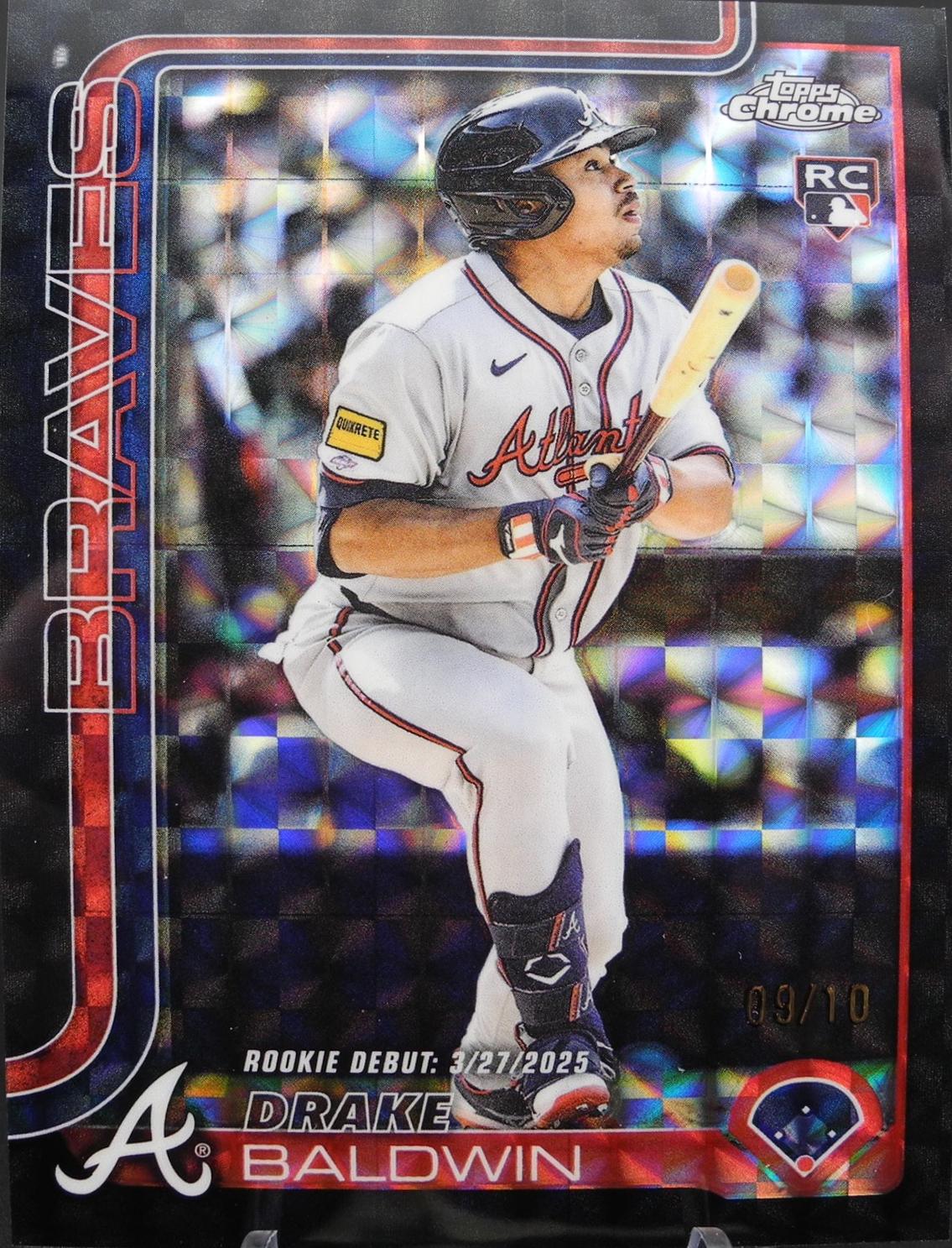 Drake Baldwin [Black Geometric Refractor] #USC88 Prices | 2025 Topps ...