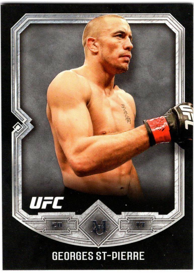 Georges St Pierre #17 Ufc Cards 2017 Topps UFC Museum Collection