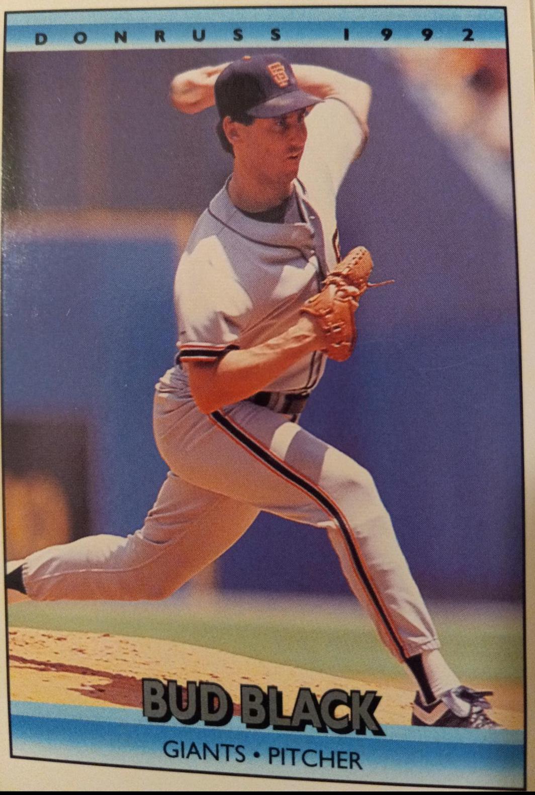 Bud Black #93 Baseball Cards 1992 Donruss