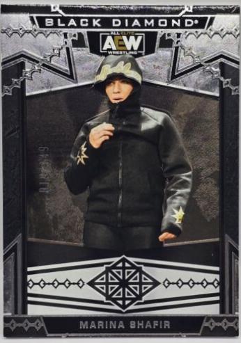 Marina Shafir #4 Wrestling Cards 2024 Upper Deck Black Diamond AEW