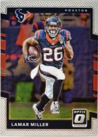Lamar Miller #3 Football Cards 2017 Panini Donruss Optic