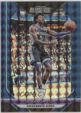 DE'Aaron Fox #17 Basketball Cards 2018 Panini Prizm Mosaic
