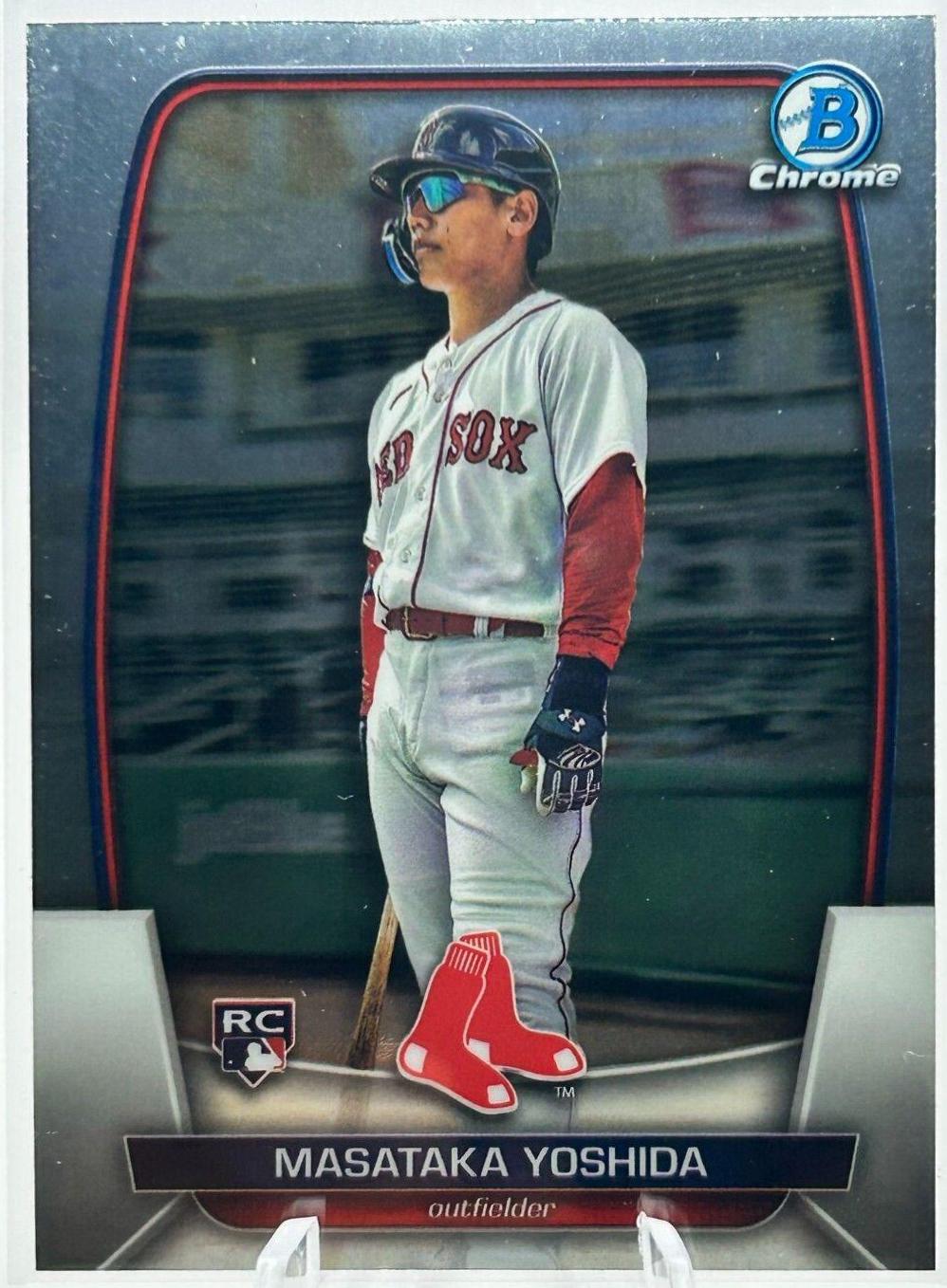 Masataka Yoshida #75 Baseball Cards 2023 Bowman Chrome