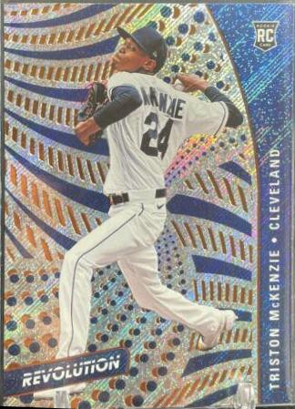 Triston McKenzie #51 Baseball Cards 2021 Panini Chronicles Revolution