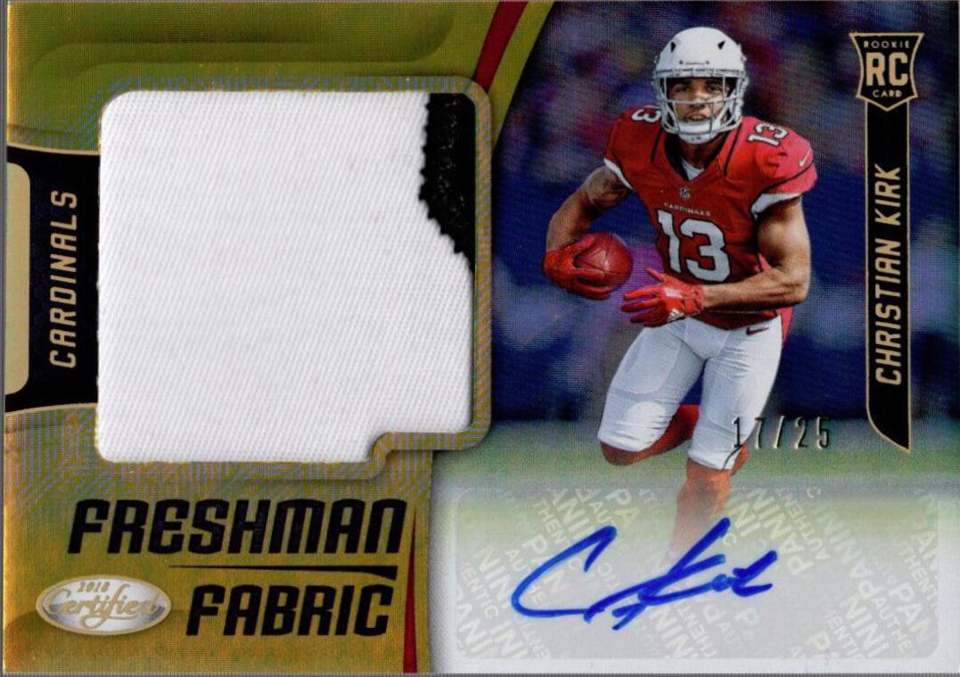 Christian Kirk [Freshman Fabric Signature Gold Etch] #237