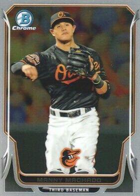 Manny Machado #128 2014 Bowman Chrome Baseball
