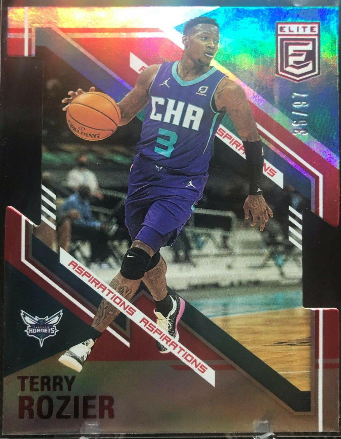 Terry Rozier #5 Basketball Cards 2020 Panini Donruss Elite