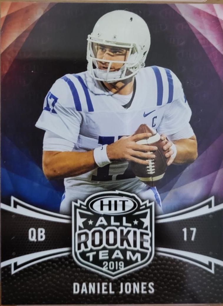 Daniel Jones #135 2019 Sage Hit Football