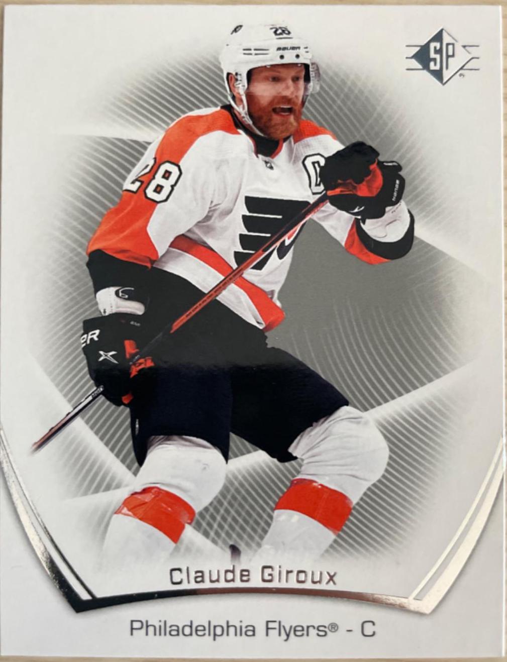 Claude Giroux #18 Hockey Cards 2021 SP