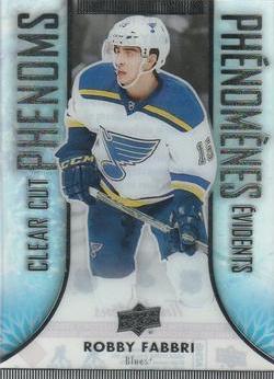 Robby Fabbri #CC-10 Hockey Cards 2016 Upper Deck Tim Hortons Clear Cut Phenoms