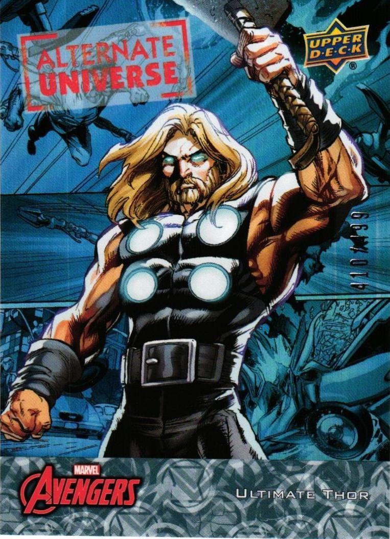 Ultimate Thor #AU-19 Prices | Marvel 2024 Upper Deck Avengers Alternate  Universe | Marvel Cards, image size:763x1055