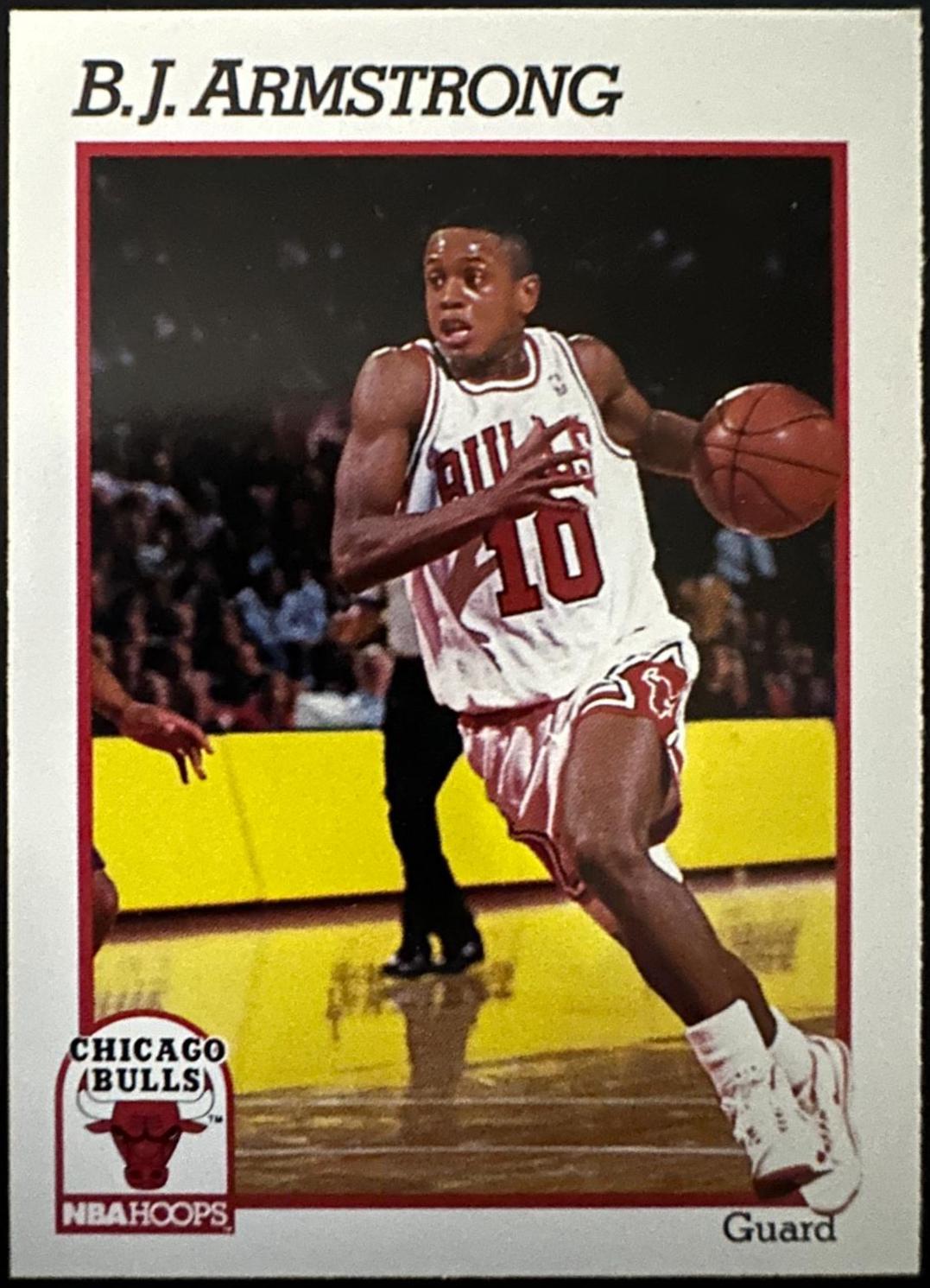 B.J. Armstrong #26 Basketball Cards 1991 Hoops