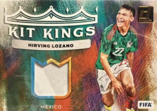 Hirving Lozano #KK-HLO Soccer Cards 2022 Panini Donruss Kit Kings