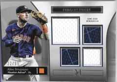 Alex Bregman #SPPQ-AB Baseball Cards 2024 Topps Museum Collection Single-Player Primary Pieces Quad Relic Prices