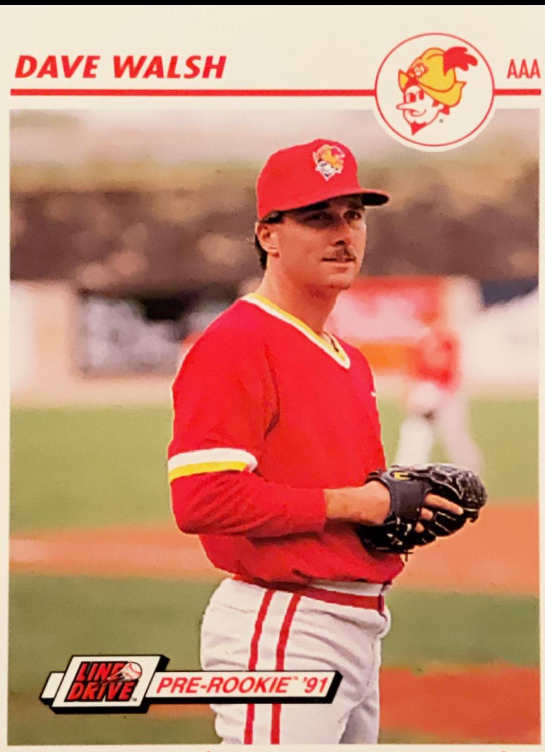Dave Walsh #22 Baseball Cards 1991 Impel Line Drive