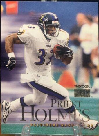 Priest Holmes #10 Football Cards 1999 Skybox Premium