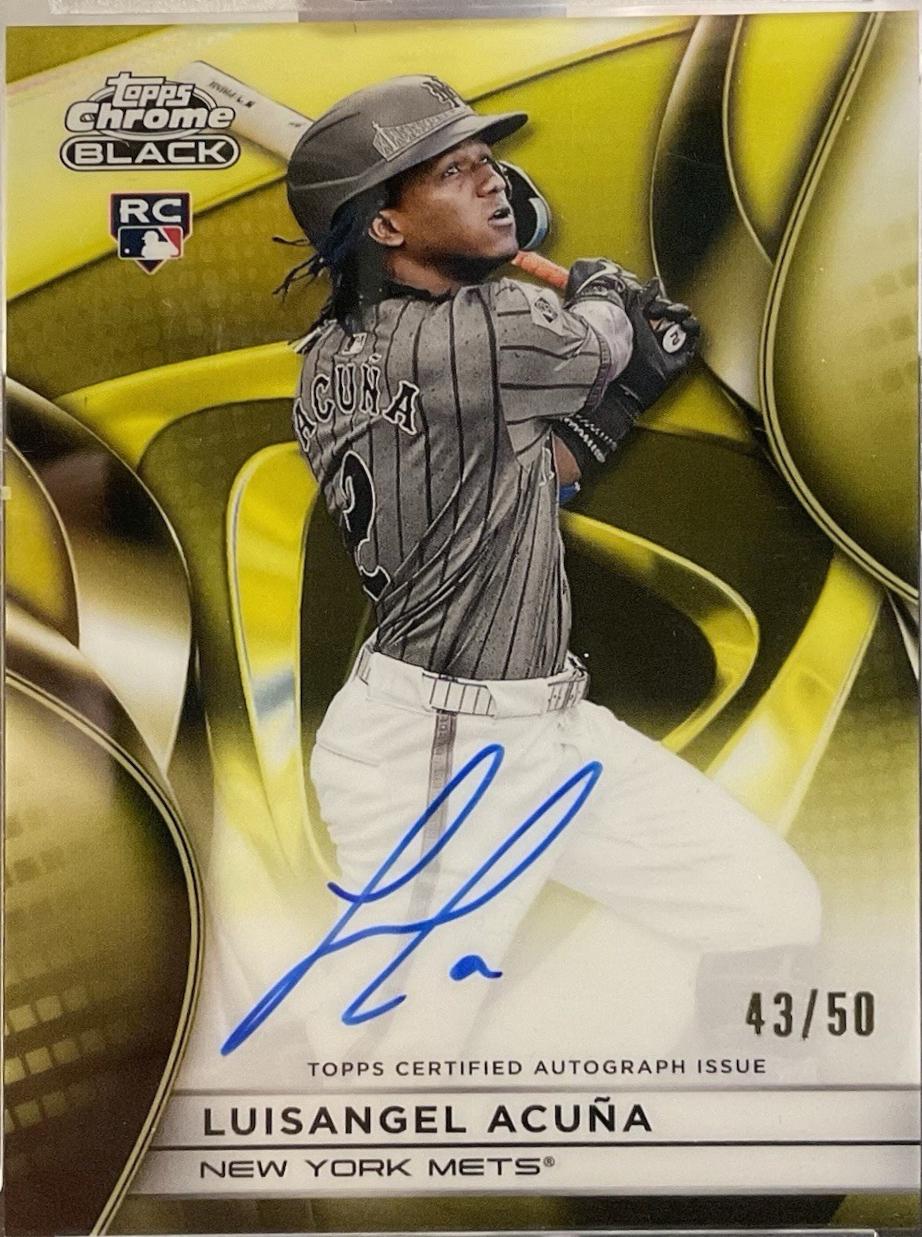 Luisangel Acuna [Gold Refractor] #CBA-LAC