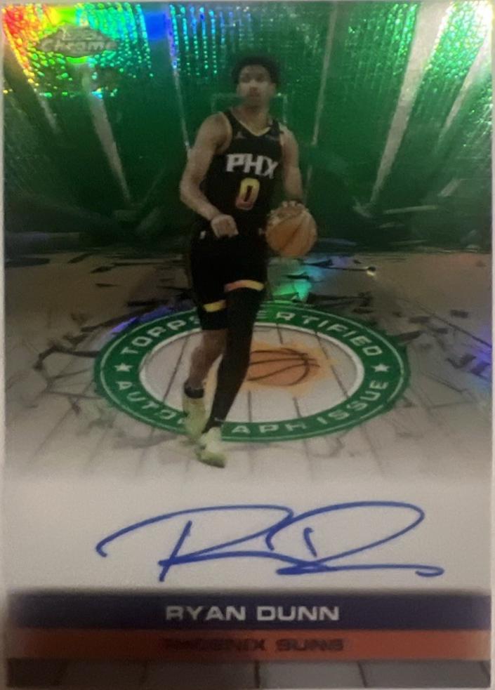 Ryan Dunn [Refractor Green] #TAU-RD