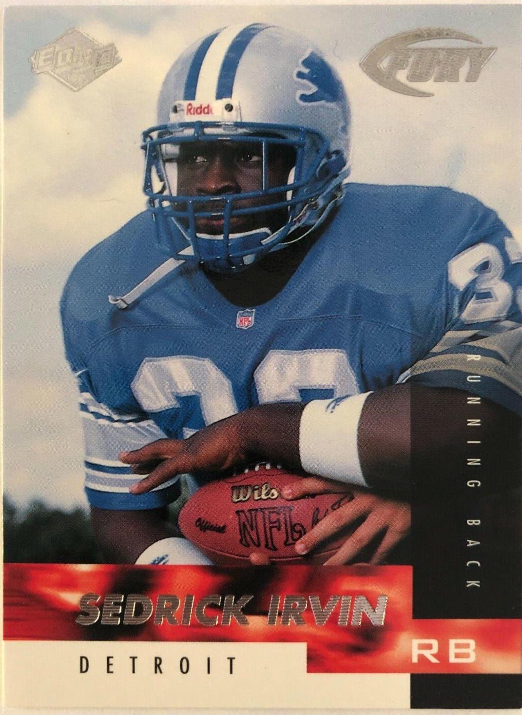 Sedrick Irvin #172 Football Cards 1999 Collector's Edge Fury