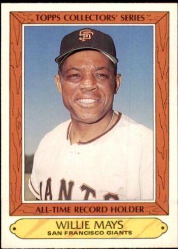 Willie Mays #26 1985 Topps Traded Tiffany Baseball