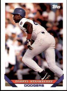 Darryl Strawberry #450 Baseball Cards 1993 Topps